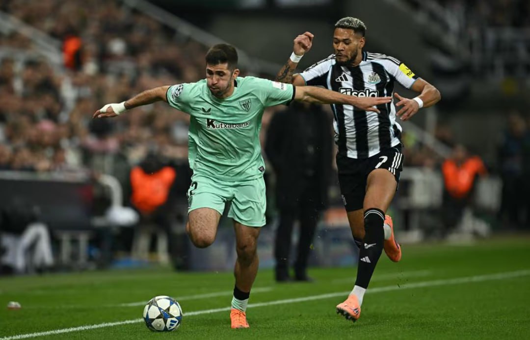 Newcastle United vs Athletic Bilbao (03:00 – 06/11) | Xem lại trận đấu